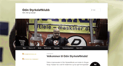 Desktop Screenshot of odin-styrkeloftklubb.no