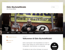 Tablet Screenshot of odin-styrkeloftklubb.no